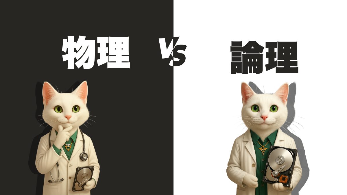 物理障害と論理障害について